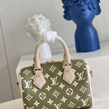 Back view of polished chic women's handbag – women's designer-style accessory