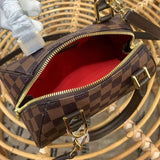 Front view of elevated polished women's handbag – women's luxury accessory