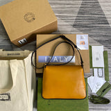 Front view of classic premium women's handbag – women's premium purse