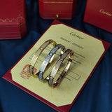 Close-up detail view of Cartier unisex jewelry piece