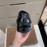 Contemporary Faux Leather Shoes - Statement Everyday Style | Women's Everyday Fashion Shoes #1420 - hardware and detail close-up (image 5) of designer-inspired shoes