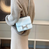 Streamlined bag shown from front angle