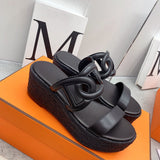 Hermes shoes Style 307 - texture and material detail