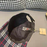Side view of Burberry unisex cap