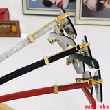 Front view of Cartier unisex sunglasses