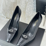 Saint Laurent luxury shoes close-up — premium authentic designer style