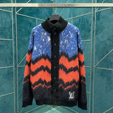 Front view of Louis Vuitton luxury clothing with streetwear-inspired cut