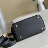 Back view of everyday-luxe modern women's handbag – women's luxury accessory