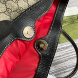 Close-up detail of statement modern women's handbag – women's luxury handbag