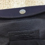 Contemporary Vegan Leather Handbag - Smooth Faux-Leather Exterior | Women's Everyday Carry Handbag #959 - texture close-up (image 9) of designer-inspired handbag