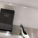 Saint Laurent shoes front view designer style