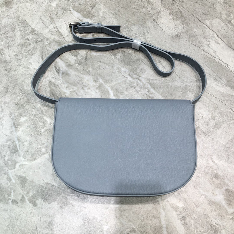 Classic Faux Leather Handbag - Refined Silhouette | Women's Premium Handbag #819 - back view (image 4) of designer-inspired handbag