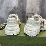 Gucci sneakers detailed view showing premium designer craftsmanship