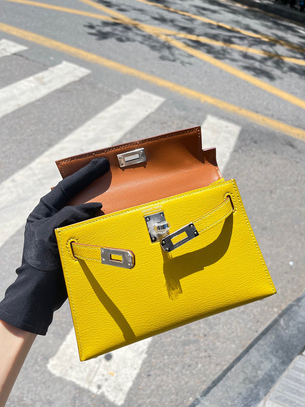 Side view of versatile structured handbag