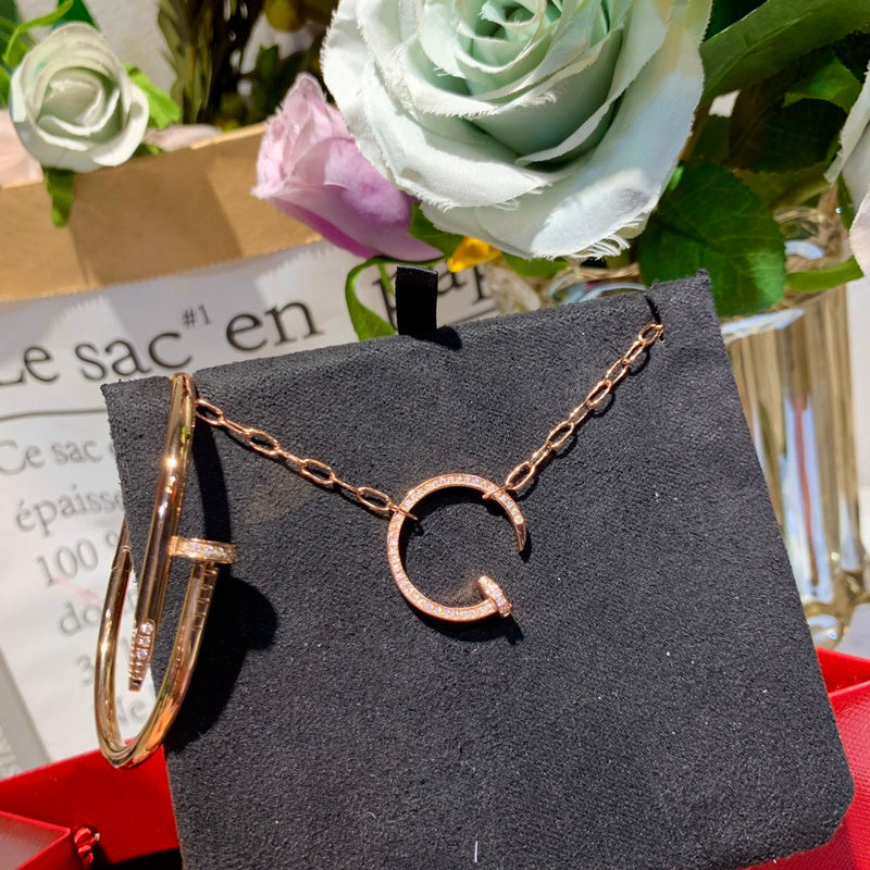Front view of Cartier unisex jewelry piece