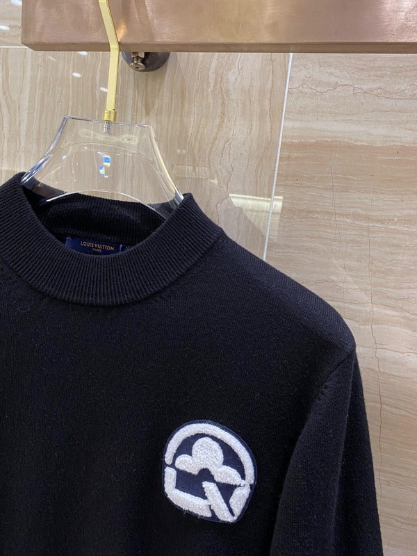 Full styled look of Louis Vuitton luxury clothing with streetwear-inspired cut