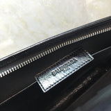 Contemporary Vegan Leather Handbag - Statement Silhouette | Women's Statement Accessory #190 - alternate angle view (image 8) of designer-inspired handbag