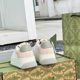 Gucci bold contrast luxury sneakers view 8 breathable knit upper