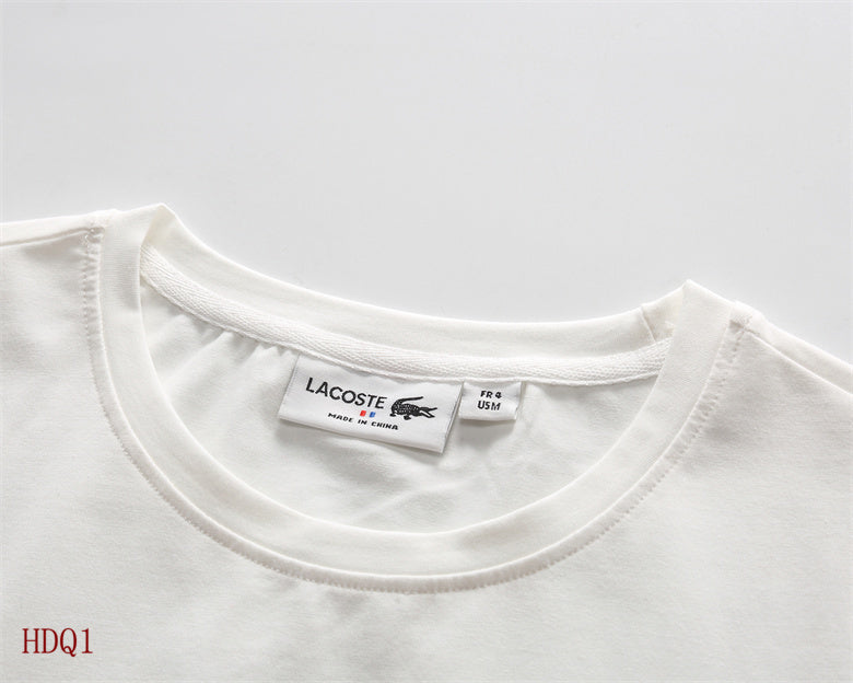 Back view of Lacoste luxury clothing with tailored silhouette