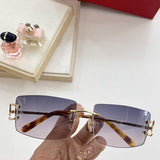 Front view of Cartier unisex sunglasses