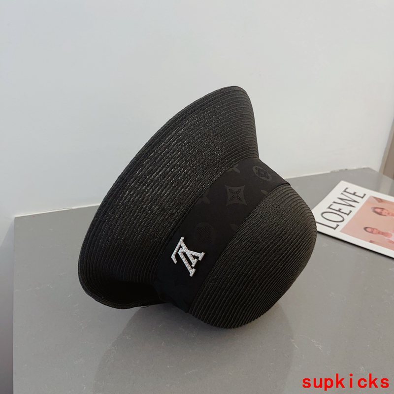 Close-up detail view of Louis Vuitton unisex cap