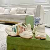 Gucci clean off-white luxury sneakers view 7 chunky sole construction