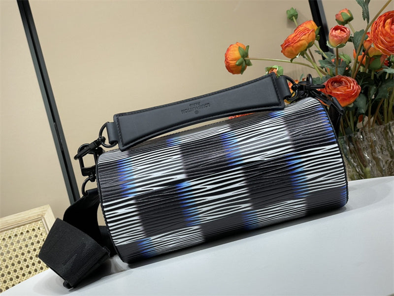  Structured everyday bag carried on shoulder