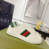 Gucci soft grey luxury sneakers view 9 bold athletic profile