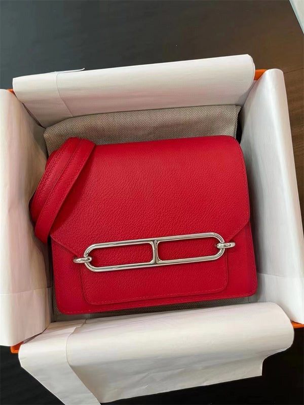 Polished bag shown from front angle