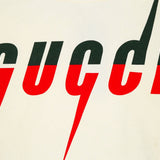 Flat lay presentation of Gucci luxury clothing with relaxed-fit cut