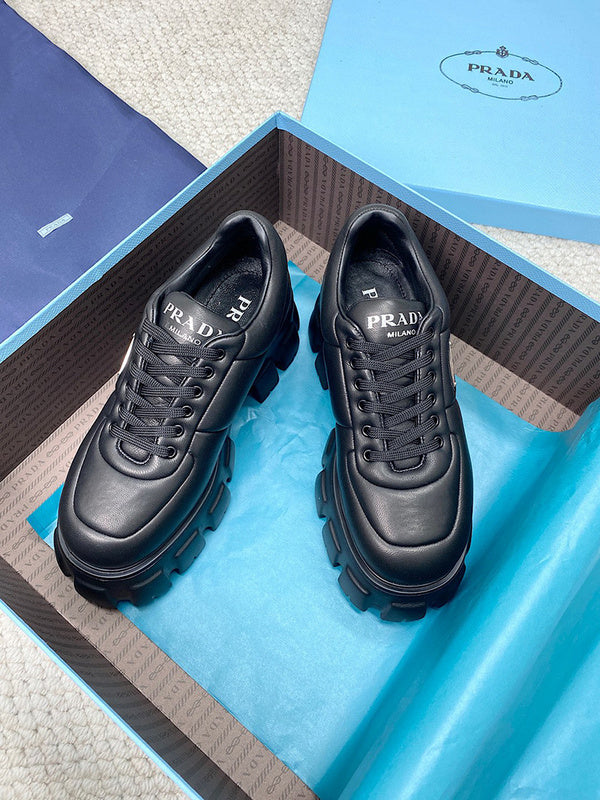 Prada luxury shoes detail view — premium authentic designer style