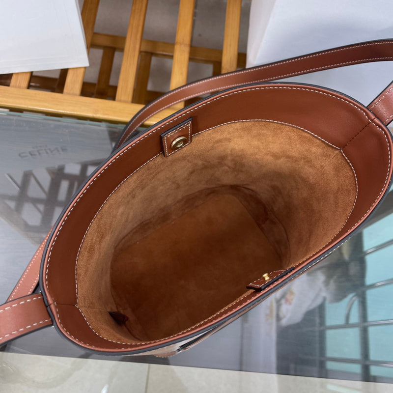 Top view of polished classic women's handbag – women's premium purse