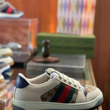 Gucci all-black luxury sneakers view 9 retro runner design