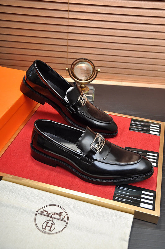 Hermes shoes Style 070 - styled lifestyle view