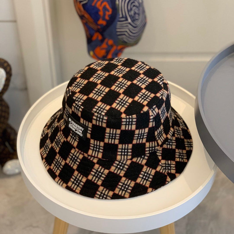 Front view of Burberry unisex cap