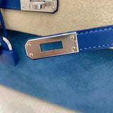 Close-up detail of statement bag design
