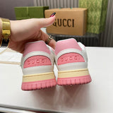Side profile of Gucci all-black sneakers heritage-inspired look