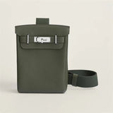 Poised bag shown from front angle