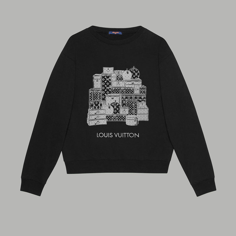 Back view of Louis Vuitton luxury clothing with contemporary cut