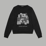 Back view of Louis Vuitton luxury clothing with contemporary cut