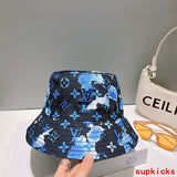 Close-up detail view of Louis Vuitton unisex cap