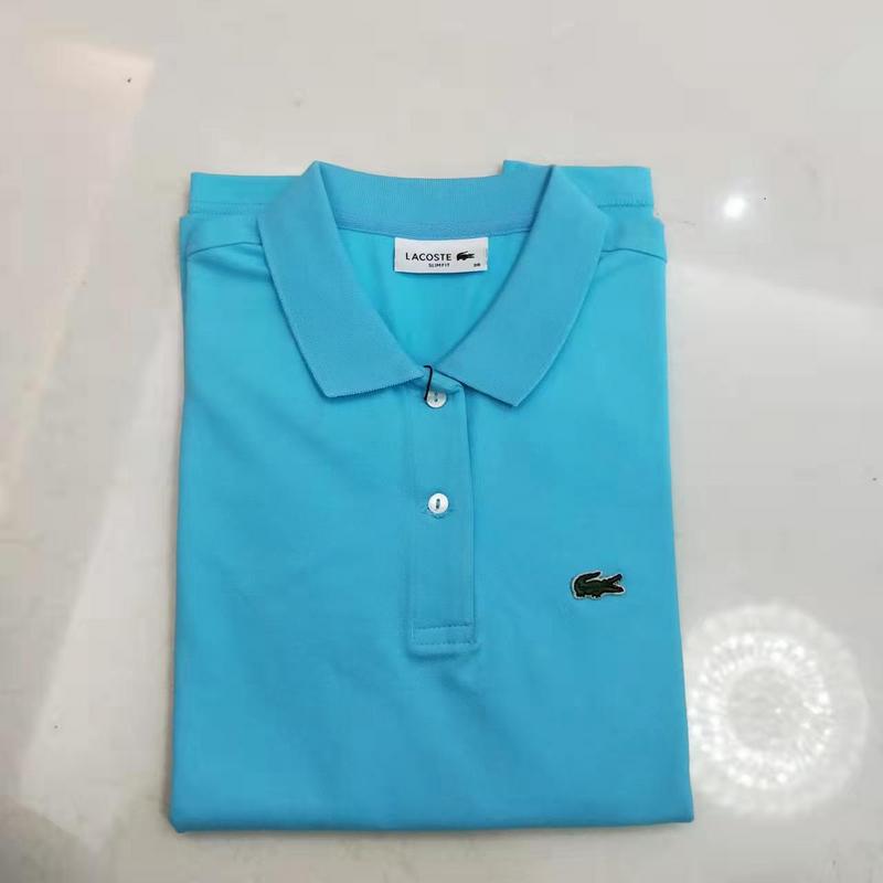 Full styled look of Lacoste luxury clothing with signature branding