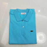 Full styled look of Lacoste luxury clothing with signature branding