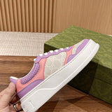 Gucci stone beige luxury sneakers view 6 classic court silhouette