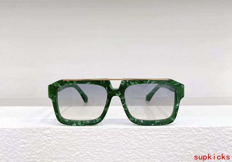 Lifestyle view of Louis Vuitton unisex sunglasses