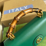 Back view of statement everyday-luxe women's handbag – women's luxury handbag