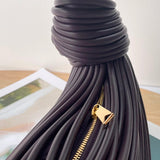 Statement Faux Leather Handbag - Smooth Faux-Leather Exterior | Women's Everyday Carry Handbag #1661 - hardware and detail close-up (image 5) of designer-inspired handbag