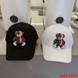 Close-up detail view of Louis Vuitton unisex cap
