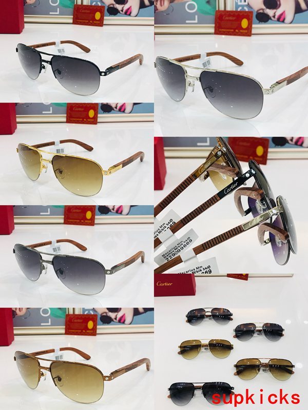 Lifestyle view of Cartier unisex sunglasses