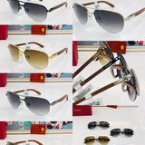Lifestyle view of Cartier unisex sunglasses